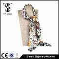 Factory wholesale digital print satin silk shawl